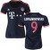 15/16 Germany FC Bayern Munchen Shirt - #9 Women's Robert Lewandowski Authentic Navy Third Soccer Jersey - Football Shirt Online Sale Size XS|S|M|L|XL