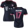 15/16 Germany FC Bayern Munchen Shirt - #17 Women's Jerome Boateng Authentic Navy Third Soccer Jersey - Football Shirt Online Sale Size XS|S|M|L|XL