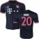 15/16 Germany FC Bayern Munchen Shirt - #20 Sebastian Rode Replica Navy Third Soccer Jersey - Football Shirt Online Sale Size XS|S|M|L|XL