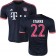 15/16 Germany FC Bayern Munchen Shirt - #22 Tom Starke Replica Navy Third Soccer Jersey - Football Shirt Online Sale Size XS|S|M|L|XL