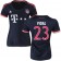 15/16 Germany FC Bayern Munchen Shirt - #23 Women's Arturo Vidal Replica Navy Third Soccer Jersey - Football Shirt Online Sale Size XS|S|M|L|XL