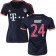 15/16 Germany FC Bayern Munchen Shirt - #24 Women's Sinan Kurt Authentic Navy Third Soccer Jersey - Football Shirt Online Sale Size XS|S|M|L|XL