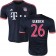 15/16 Germany FC Bayern Munchen Shirt - #26 Sven Ulreich Authentic Navy Third Soccer Jersey - Football Shirt Online Sale Size XS|S|M|L|XL