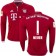16/17 Bayern Munich #1 Manuel Neuer Authentic Red Home Long Sleeve Shirt
