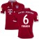 Youth 16/17 Bayern Munich #6 Thiago Alcantara Authentic Red Home Jersey