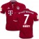 16/17 Bayern Munich #7 Franck Ribery Authentic Red Home Jersey