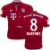 16/17 Bayern Munich #8 Javi Martinez Authentic Red Home Jersey