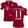 Youth 16/17 Bayern Munich #11 Douglas Costa Replica Red Home Jersey