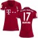 Women's 16/17 Bayern Munich #17 Jerome Boateng Authentic Red Home Jersey