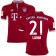 Youth 16/17 Bayern Munich #21 Philipp Lahm Authentic Red Home Jersey