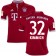 Youth 16/17 Bayern Munich #32 Joshua Kimmich Replica Red Home Jersey