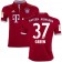 Youth 16/17 Bayern Munich #37 Julian Green Replica Red Home Jersey