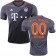 16/17 Bayern Munich Customized Replica Grey Away Jersey