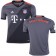 Youth 16/17 Bayern Munich Blank Replica Grey Away Jersey