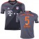 Youth 16/17 Bayern Munich #5 Mats Hummels Replica Grey Away Jersey