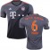 16/17 Bayern Munich #6 Thiago Alcantara Authentic Grey Away Jersey