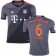Youth 16/17 Bayern Munich #6 Thiago Alcantara Replica Grey Away Jersey