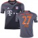 Youth 16/17 Bayern Munich #27 David Alaba Authentic Grey Away Jersey