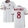 Youth 16/17 Bayern Munich #8 Javi Martinez Authentic White Third Jersey
