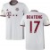 Youth 16/17 Bayern Munich #17 Jerome Boateng Replica White Third Jersey