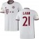 16/17 Bayern Munich #21 Philipp Lahm Authentic White Third Jersey