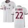 16/17 Bayern Munich #22 Tom Starke Authentic White Third Jersey