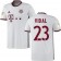 Youth 16/17 Bayern Munich #23 Arturo Vidal Authentic White Third Jersey