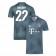 Bayern Munich 2018/19 Third #22 Serge Gnabry Gray/Blue Replica Jersey