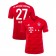 2019-20 Bayern Munich #27 David Alaba Red Home Replica Jersey