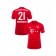 KID'S Bayern Munich 2019-20 Home #21 Lucas Hernandez Red Replica Jersey