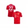 KID'S Bayern Munich 2019-20 Home #22 Serge Gnabry Red Replica Jersey